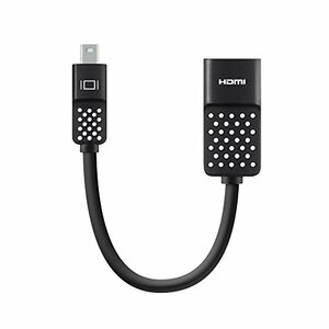 Belkin 変換アダプタ Mini DisplayPort to HDMI HDTV 4K 12cm ブラック F2CD079BT-A