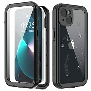 iPhone13 用 ケース 防水 完全防水 全面保護 耐衝撃 360フル 両面保護 防水防塵 高感度カバー ワイヤレス充電対応 傷防止 ストラ