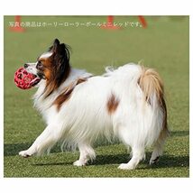 JW Pet Company 犬用おもちゃ ホーリーローラーボール イエロー ミニ_画像3