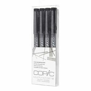 Tooko pick multi liner 4 pcs set black A set 