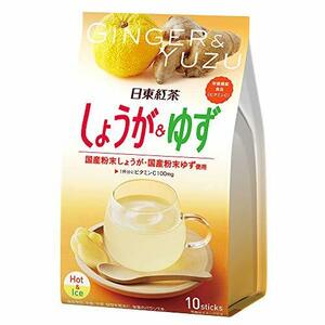  Nitto black tea ginger & yuzu stick 10 pcs insertion .×6 piece 