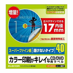 ELECOM CD/DVD label EDT-UDVD2S