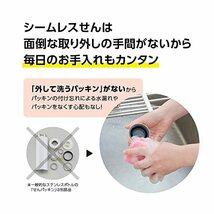 象印マホービン (ZOJIRUSHI) 水筒 スクリュー ステンレスマグ シームレス 直飲み SM-MA25-AM 250ml ミッドナイトネイ_画像4