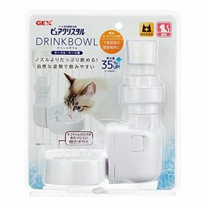 GEX pure crystal drink bowl Circle * cage . installation ...... plate form . water cartridge 1 piece attaching cat for 