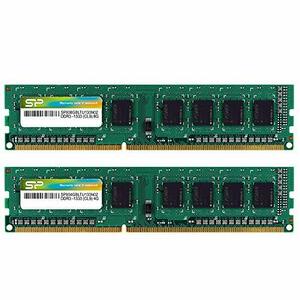 シリコンパワー デスクトップPC用 メモリ DDR3 1333 PC3-10600 8GB x 2枚 (16GB) 240Pin 1.5V CL