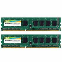 シリコンパワー デスクトップPC用 メモリ DDR3 1333 PC3-10600 8GB x 2枚 (16GB) 240Pin 1.5V CL_画像1