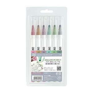 Водяной бамбук для ручки на основе воды Zig Clean Color Dot Single Mild Ske Set Tcsd-6100/6VB