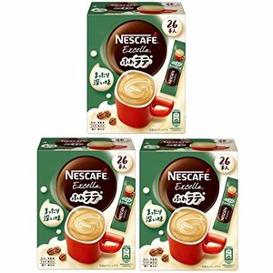 Nescafe Excella Пушистый пушистый глубокий вкус 26p x 3 коробок