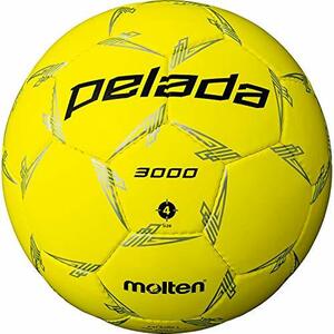 moru ton (molten) soccer ball 4 number lamp elementary school student official approved ball pe radar 3000 F4L3000-L fluorescence yellow F4L3000-L