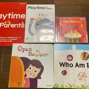 ベネッセ　英語　DVD、　CD しまじろう　playtime for toddlers 教材　2.3歳からの英語