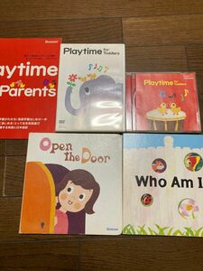ベネッセ　英語　DVD、　CD しまじろう　playtime for toddlers 教材　2.3歳からの英語