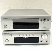 DENON CDプレーヤー DCD-F102 AM/FMレシーバー DRA-F102 リモコン/説明書付き デノン 北2_画像2