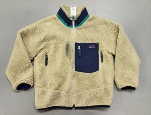 パタゴニア patagonia ボアフリースジャケット　キッズ　Sサイズ　中古