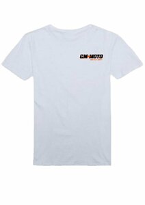 【SALE!!!】GM-MOTO＆KEPSPEED ロゴ入りTシャツ　Lサイズ/白　モンキー　MONKEY　