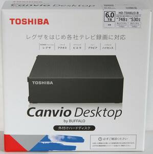 ▲新品未開封 TOSHIBA(BUFFALO) HD-TDA6U3-B 6TB
