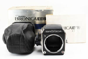 箱付　美品　ケース　説明書付　Zenza Bronica EC Film Back　中判カメラ　本体とフィルムバックセット