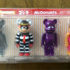 ゴジラvsマクドナルド BE@RBRICK 4体セット 新品 未開封