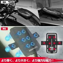 防水機能付き kemimoto タンクバッグ 防水 バイク スマホ マグネット 磁石 タンクバック バイク用 小型 タンクマグネッ_画像3