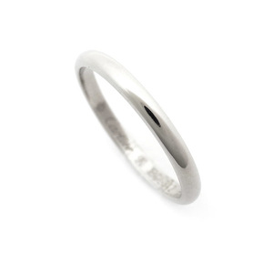 [ green shop pawnshop ] Cartier 1895 wedding ring 2mm #50 Ref.B4078000 Pt950[ used ]