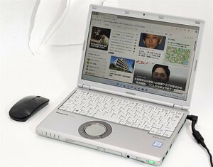 Panasonic CF-SZ6RDQVS 第7世代i5 8GB SSD256　DVDRW Bluetooth/ 新品マウス付 累積使用時間短 / Windows11/ Office　