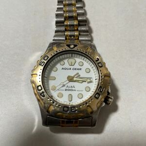 腕時計 ALBA AQUA GEAR V736-6A10 WATER 200m RESIST セイコー SEIKO II10172h