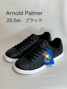 【新品未使用】AL0041　Arnold Palmer　アーノルドパーマー　メンズ　スニーカー　靴　25.5cm　黒　ブラック