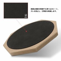 日本ブランドVertice ドラム練習パッド30cm ＆スタンド 持ち運び可能収納バッグ付き スネア練習 ラバーパッド VTD-DP03_画像4