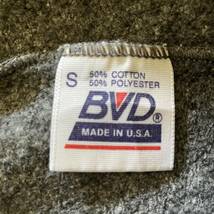 アメリカ輸入古着 90s BVD USA製 旧タグ ダークグレー サイズS ポケット付き スウェット パンツ_画像6