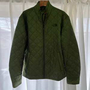 THE NORTH FACE ノースフェイス NY81801Z XL POLLY DOME JACKET Excelloft キルティングジャケット グリーン　XL 中綿入り