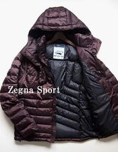 ●Zegna Sport ゼニア スポーツ 4way ダウン ジャケット L ベスト METALLIC KITE 羊革パイピング 同日3点送料無料_画像1