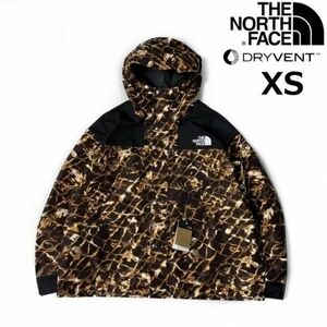 1円～!売切!【正規新品】THE NORTH FACE 86 RETRO MOUNTAIN JACKET マウンテンジャケット US限定 1986 復刻 DRYVENT(XS)茶 総柄180915-135