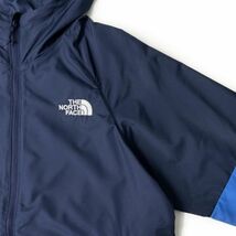 1円～!売切!【正規新品】THE NORTH FACE FLYWEIGHT HOODIE 2.0 ウインドパーカー ジャケット US限定 2023最新 ロゴ刺繍(L)紺 青 180915-50_画像4