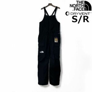 1円～!売切!【正規新品】THE NORTH FACE◆DRAGLINE BIBS ビブ ロング パンツ スノボ US限定 DRYVENT 雪山 スキー 撥水(S/R)黒 190110-163