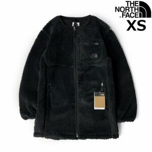 1円～!売切!【正規新品】THE NORTH FACE◆W EXTREME PILE COAT フリース コート ボア US限定 モコモコ 茶タグ 防寒(XS)黒 181024-100