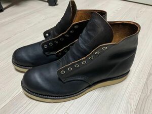 REDWING レッドウィング 9111 サイズUS9（27cm） 染め替え黒 