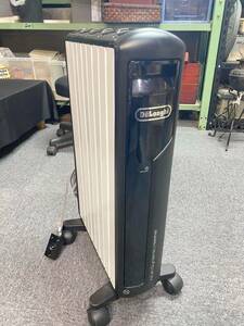 ☆ 中古 デロンギ マルチダイナミックヒーター オイルヒーター MDH12・BK 乾式 1200W 可変式 動作確認済み