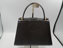 15757Bf YVES SAINT LAURENT イヴサンローラン YSL レザー 2WAY ハンドバッグ ショルダーバッグ ブラックレザー W28×H18×D8cm_画像2