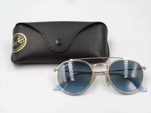 15884d Ray-Ban レイバン RB3647-N ラウンドダブルブリッジ サングラス 9123/3M 51□22 145 2N 幅13cm