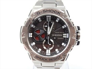 13441B CASIO カシオ G-SHOCK GST-B100D-1AJF G-STEEL Bluetooth搭載 時計 メンズ ソーラー 稼動品 ケース幅53.8mm