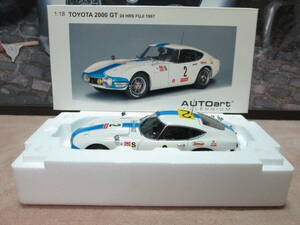 1/１８　「TOYOTA　２０００GT」！！ 「1967年24HRS FUJI ＃2」！！ 「ＡＵＴＯart」！！