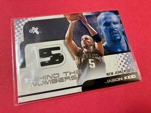 Jason Kidd 2002 Fleer EX Behind the Numbers Nets