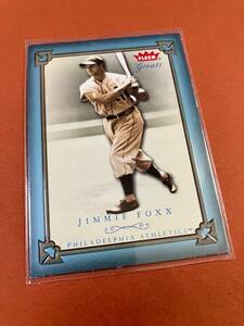 001／500 ファーストナンバー! Jimmie Foxx 2004 Fleer Greats 500枚限定 Athletics