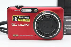 【美品】 CASIO カシオ ゴルフ用デジタルカメラ HIGH SPEED EXILIM レッド EX-FC160SRD #LE2024005