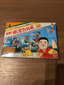 ★【突撃！風雲たけし城】新品 未開封 未使用 ファミリートレーナー専用カセット ゲーム おもちゃ コレクション FC 当時物 デッドストック