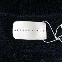 新品 今季 23AW gim エアロポステール 5G モール タートルネック ニット M 紺 【I48445】 AEROPOSTALE 秋冬 セーター メンズ_画像6