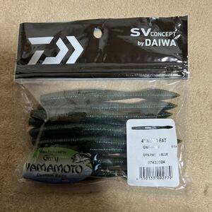 ダイワ (DAIWA) バス ワーム ゲーリーネコファット 4g GREENPUMPKIN BLUE 363 ルアー