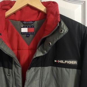 古着90’sトミーヒルフィガー (TOMMY HILFIGER) ナイロンダウンジャケット(XL相当) / Deadstock Vintage デッドストック ヴィンテージ /