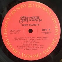 帯付 JPN LP / SANTANA (サンタナ) - INNER SECRETS (太陽の秘宝) / Latin Rock Soul Funk AOR /_画像4