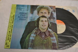 12(LP) SIMON and GARFUNKEL Bridge Over Troubled Water 掛け帯付き日本盤　概ね美品　