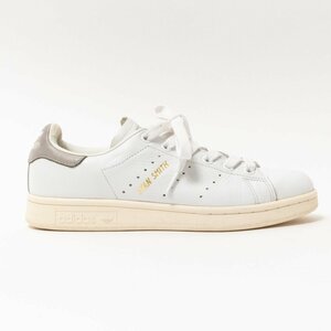 【1円スタート】adidas アディダス S75075 STAN SMITH スタンスミス ローカットスニーカー シューズ ホワイト グレージュ レザー 23cm